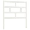 vidaXL Cabeceira de cama 96x4x100 cm pinho maci&ccedil;o branco