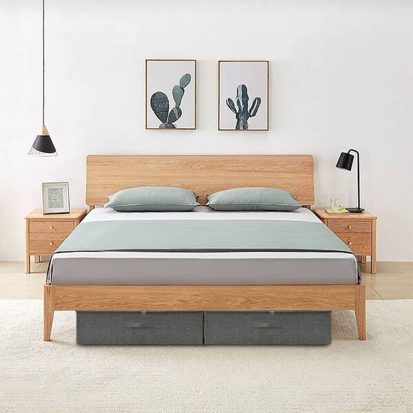 vidaXL Caixa de arrumação tecido 70x40x18 cm antracite