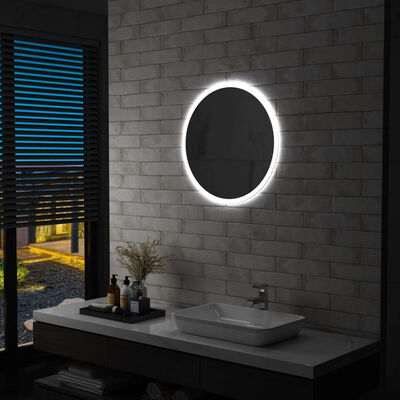 vidaXL Espelho LED para casa de banho 60 cm
