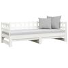 820736 vidaXL Sof&aacute;-cama de puxar 2x(80x200) cm pinho maci&ccedil;o branco