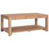 vidaXL Mesa de centro 100x50x40 cm madeira de teca maci&ccedil;a