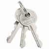 vidaXL U Lock com Chaves Lat&atilde;o 6 x 2 x 9,1 cm Ferro