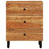 vidaXL Mesa de cabeceira 50x33x60 cm madeira de ac&aacute;cia maci&ccedil;a
