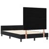 vidaXL Cama Box com cabeceira Preto 120 x 200 cm Veludo