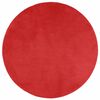 vidaXL Tapete de pelo curto OVIEDO &Oslash; 100 cm vermelho