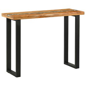vidaXL Aparador Castanho 100 x 35 x 75 cm Madeira de Teca S&oacute;lida