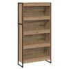 vidaXL Gabinete de Livros 80 x 30 x 155 cm Derivados de Madeira