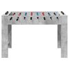 vidaXL Mesa de Pebolim Cinzento Concreto 125 x 60,5 x 80 cm