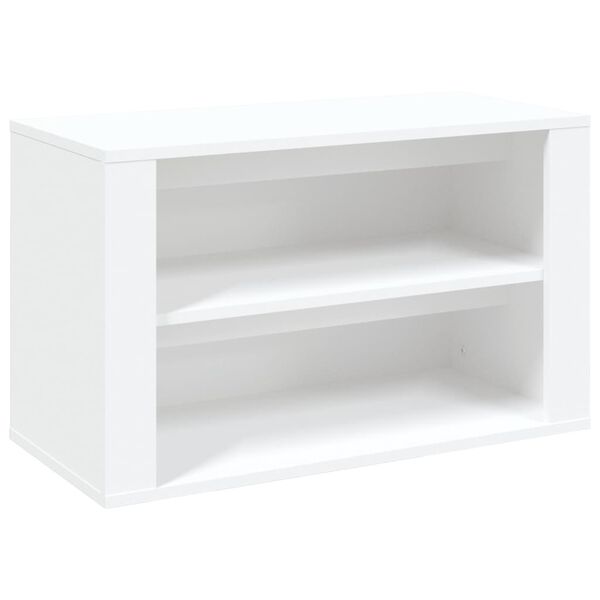 vidaXL Sapateira 75x35x45 cm derivados de madeira branco