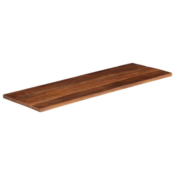 vidaXL Tampo de mesa retangular 140x50x2,5cm madeira recuperada maci&ccedil;a