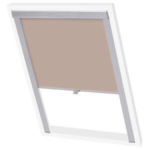 vidaXL Persiana de enrolar opaca bege SK06, GGL e GGU
