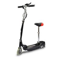 vidaXL Trotinete/scooter elétrica com assento 120 W preto