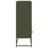 vidaXL M&oacute;vel alto 68x39x111,5 cm a&ccedil;o verde azeitona