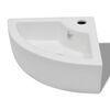 vidaXL Lavat&oacute;rio com extravasamento 45x32x12,5 cm branco