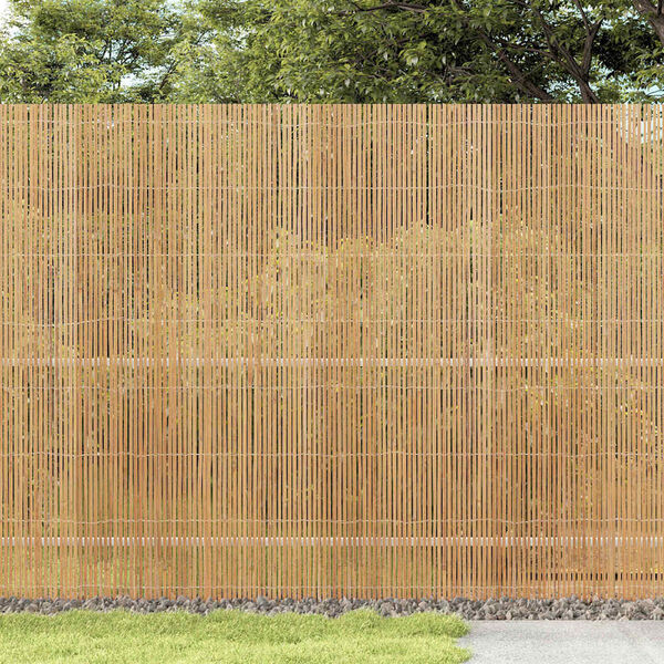 vidaXL Cerca de Bambu Natural 600 x 180 cm Bambu
