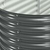 vidaXL Canteiro elevado de jardim aço galvanizado 240x80x81cm cinzento