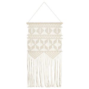 vidaXL Suporte de parede em macram&eacute; 40x80 cm algod&atilde;o