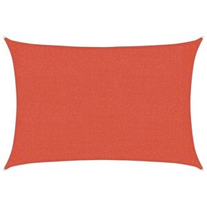 vidaXL Para-sol estilo vela 160 g/m&sup2; 2x3 m PEAD terracota