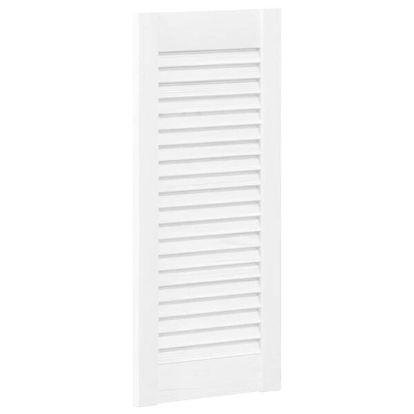 vidaXL Porta de arm&aacute;rio com design de persiana 61,5x29,5 cm branco