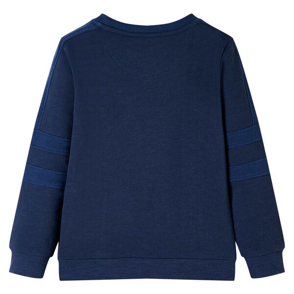 Sweatshirt para crian&ccedil;a azul-escuro mesclado 128