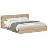 vidaXL Estrutura de Cama com Armazenamento com gaveta Carvalho Sonoma