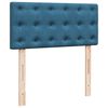 vidaXL Cama boxspring com colch&atilde;o 100x200 cm veludo azul