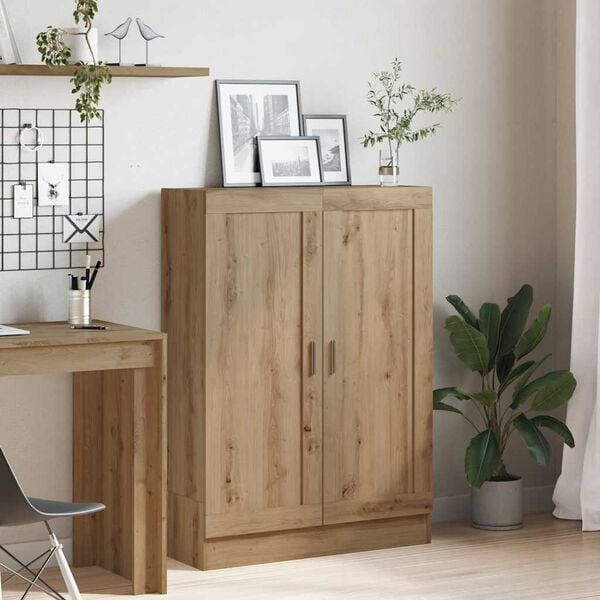 vidaXL Estante 82,5x30,5x115cm derivados de madeira carvalho artisiano