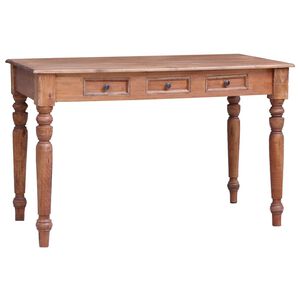 vidaXL Secret&aacute;ria com gavetas 117x57x75 cm madeira de mogno maci&ccedil;a