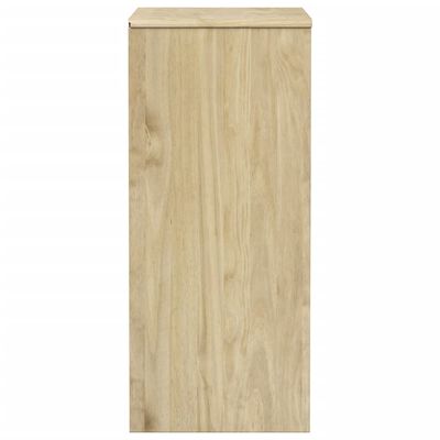 vidaXL Cómoda SAUDA 76,5x39x91 cm madeira de pinho maciça cor carvalho