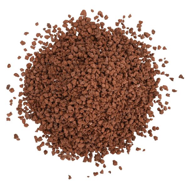 vidaXL Pedras vulc&acirc;nicas 25 kg 5-8 mm vermelho