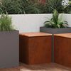 vidaXL Banco de jardim Ferro Enferrujado 40 x 40 x 43 cm A&ccedil;o corten