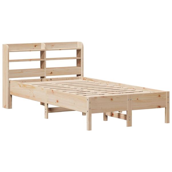 vidaXL Cama sem colch&atilde;o 90x190 cm madeira de pinho maci&ccedil;a