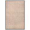 vidaXL Tapete de porta 80x120 cm bege
