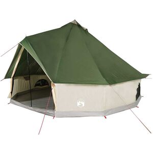 vidaXL Tenda familiar tipi para 6 pessoas imperme&aacute;vel verde