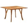 vidaXL Mesa de jardim 120x120x75 cm madeira de ac&aacute;cia maci&ccedil;a