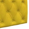 vidaXL Cabeceira Suspensa Amarelo 210 x 55 x 7 cm Veludo
