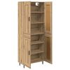vidaXL Buff&ecirc; 2 pcs Carvalho Artesanal 69,5 x 34 x 180 cm