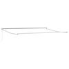 vidaXL Toldo Retr&aacute;til Manual Branco 4 x 2 m