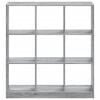 vidaXL Estante 102x32x108 cm derivados de madeira cinzento sonoma