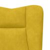 vidaXL poltrona Amarelo 63 x 67 x 94 cm Veludo