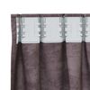 vidaXL Cortinas de Veludo 2 pcs Castanho 140 x 140 cm Veludo