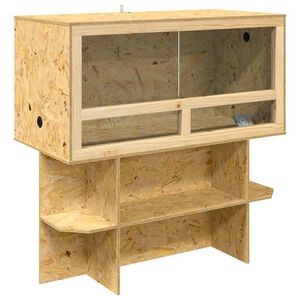 vidaXL Terr&aacute;rio Castanho 100 x 50 x 100 cm OSB