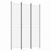 vidaXL Biombo com 3 pain&eacute;is 150x220 cm tecido branco