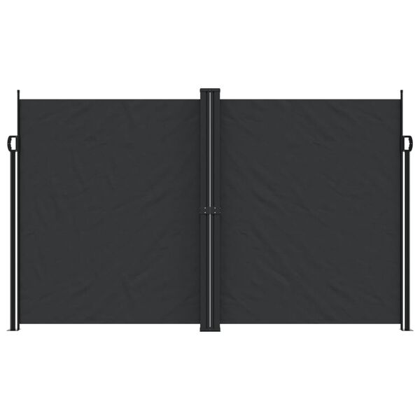 vidaXL Toldo lateral retr&aacute;til 200x1000 cm preto