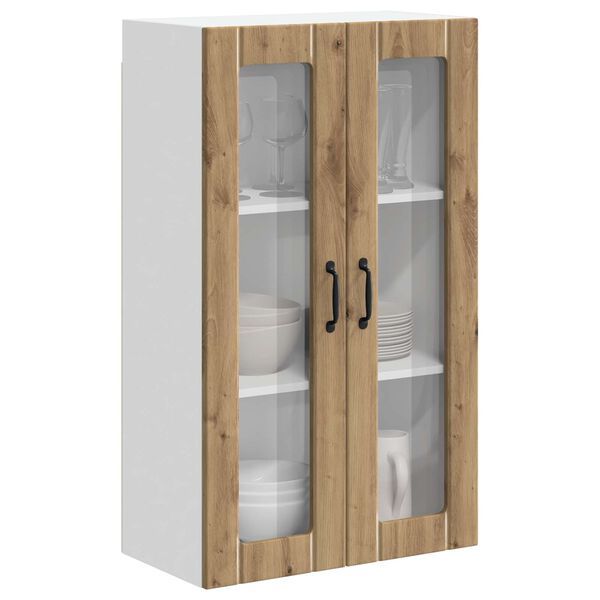 vidaXL Arm&aacute;rio de cozinha suspenso Carvalho Artesanal 60 x 31 x 100 cm