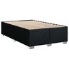 vidaXL Cama boxspring com colch&atilde;o 120x190 cm tecido preto