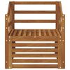 vidaXL Conjunto de Sof&aacute;s para Exterior Natural 67 x 63 x 73 cm