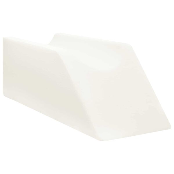 vidaXL Travesseiro para as pernas Liso Cinzeto