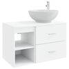 vidaXL Conjunto de M&oacute;veis para Banheiro 2 unid. Branco