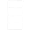 vidaXL Porta deslizante vidro ESG fosco e alum&iacute;nio 102,5x205 cm branco